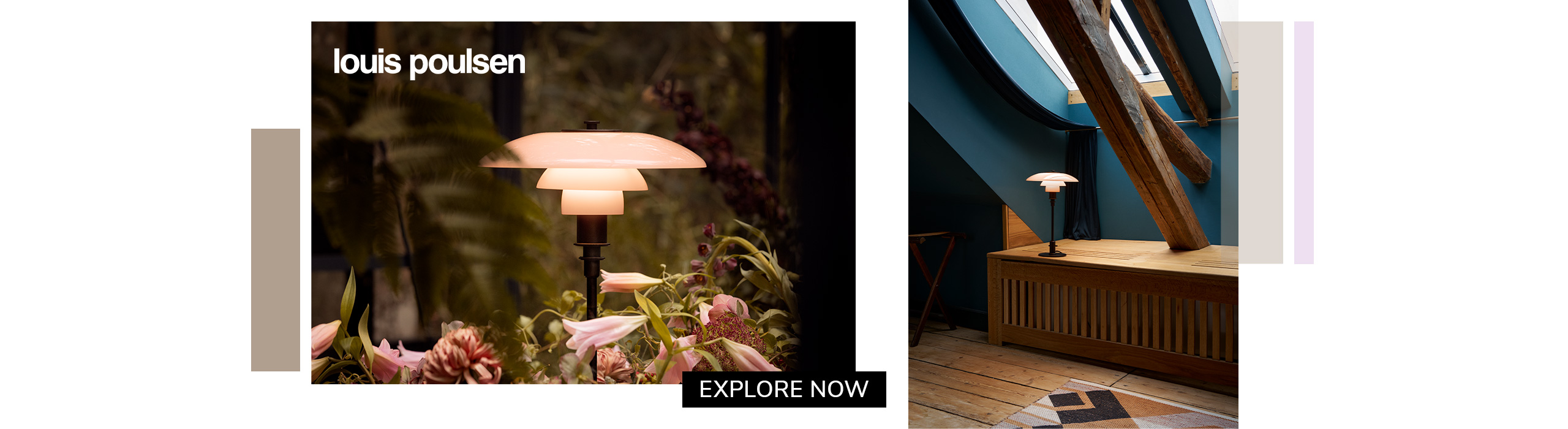 Bras table lamp with murano glas top